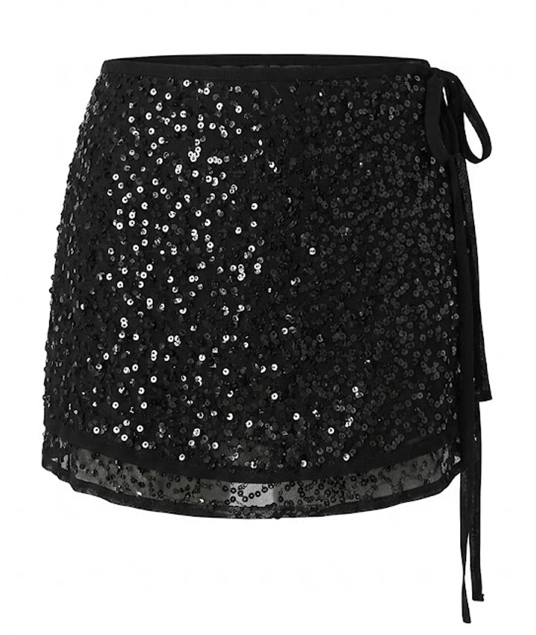 ANN DEMEULEMEESTER Черная юбка мини, фото 1