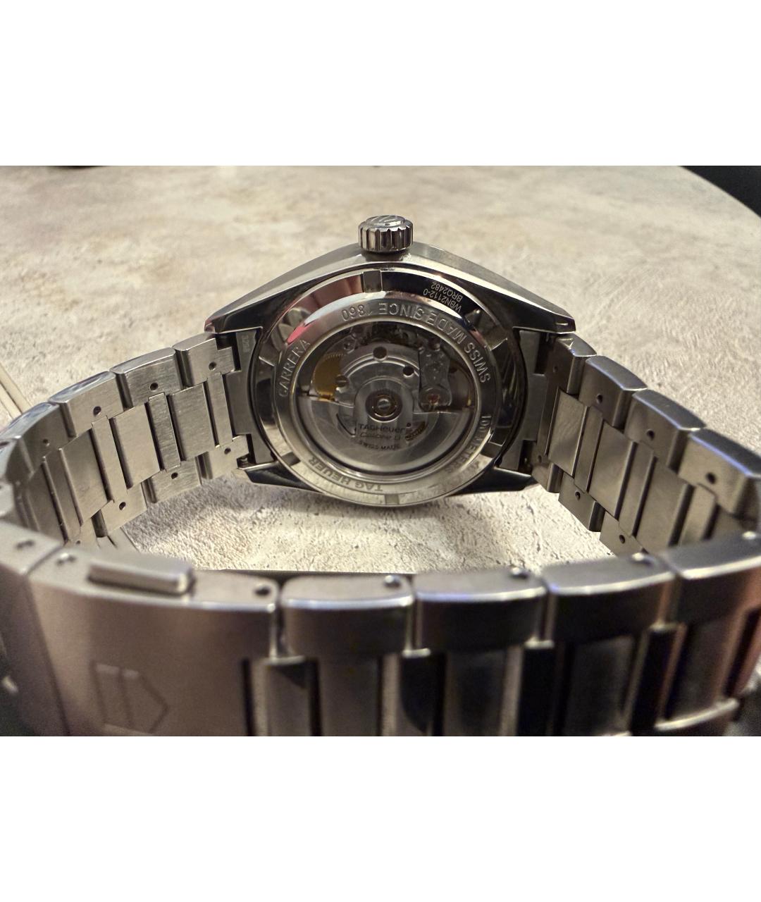 TAG HEUER Синие стальные часы, фото 4