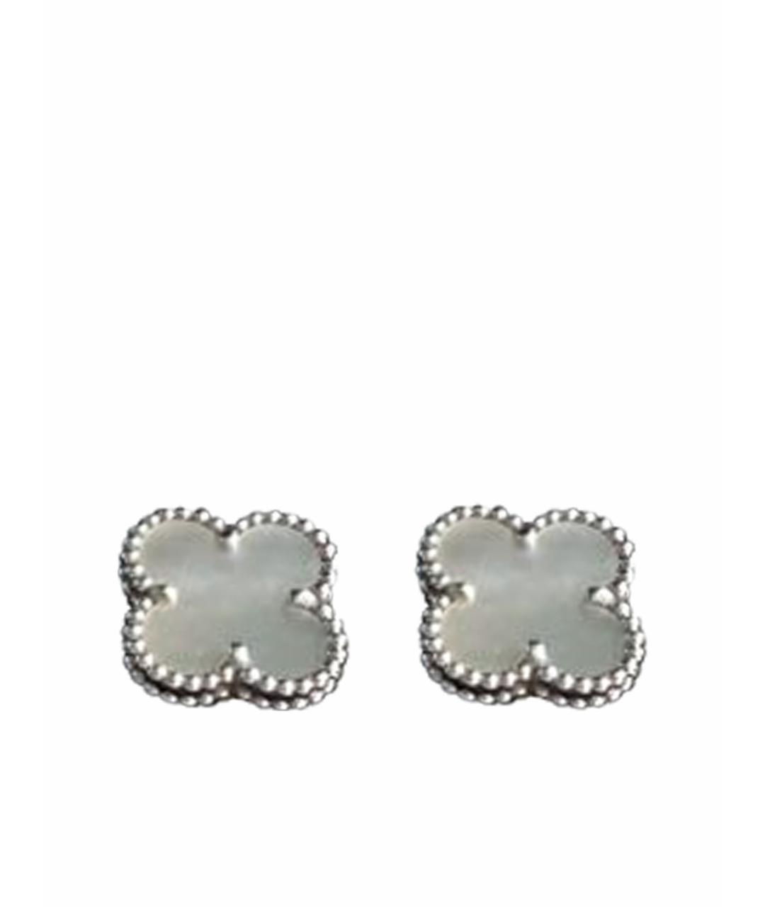 VAN CLEEF & ARPELS Белые серьги из белого золота, фото 1