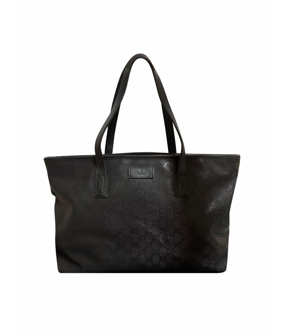 GUCCI Черная сумка тоут, фото 1