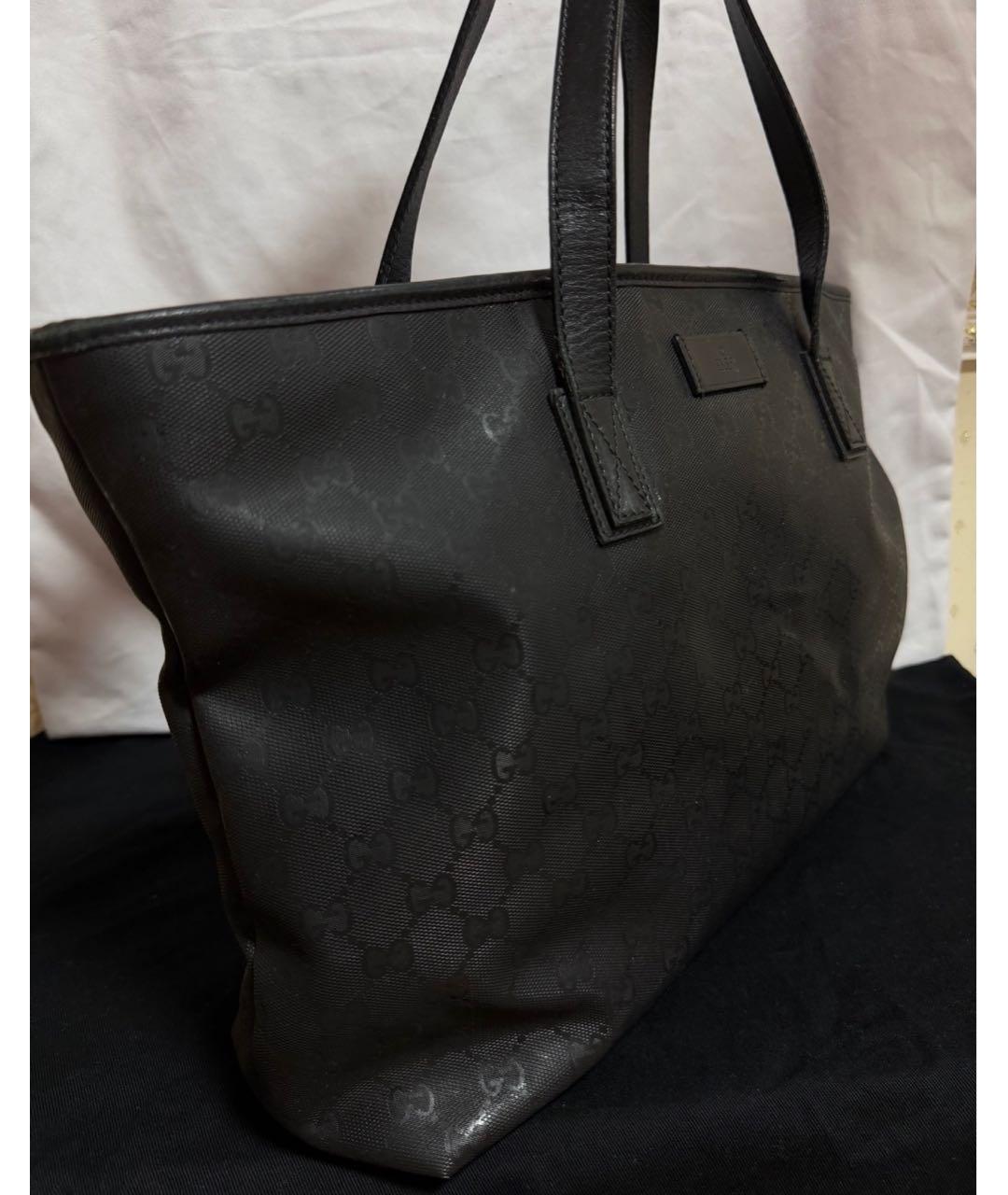 GUCCI Черная сумка тоут, фото 2