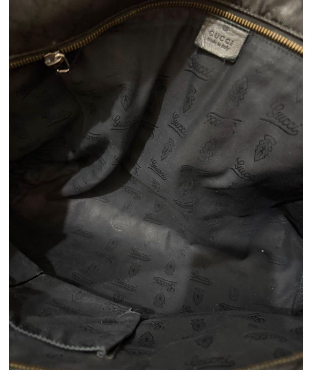 GUCCI Черная сумка тоут, фото 4