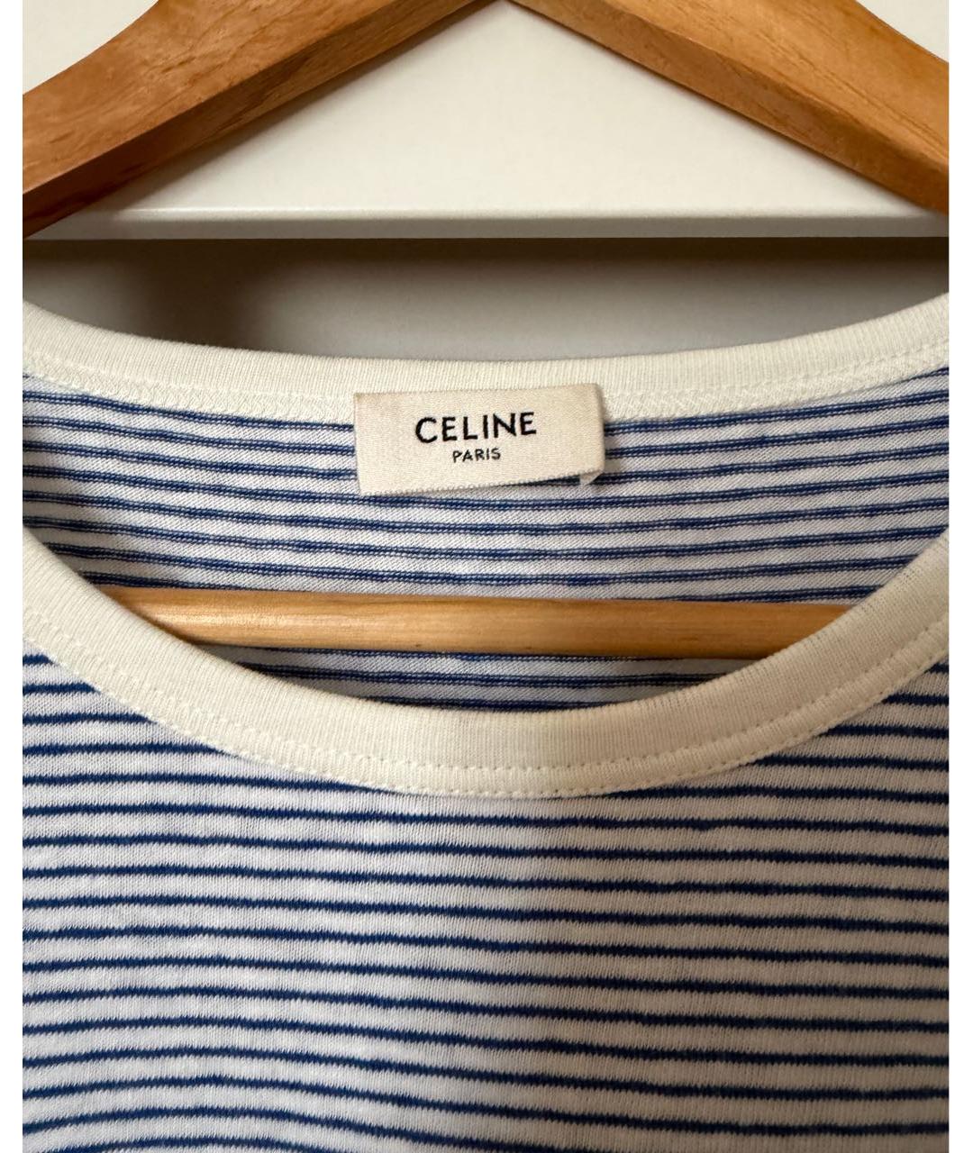 CELINE Хлопковая футболка, фото 5