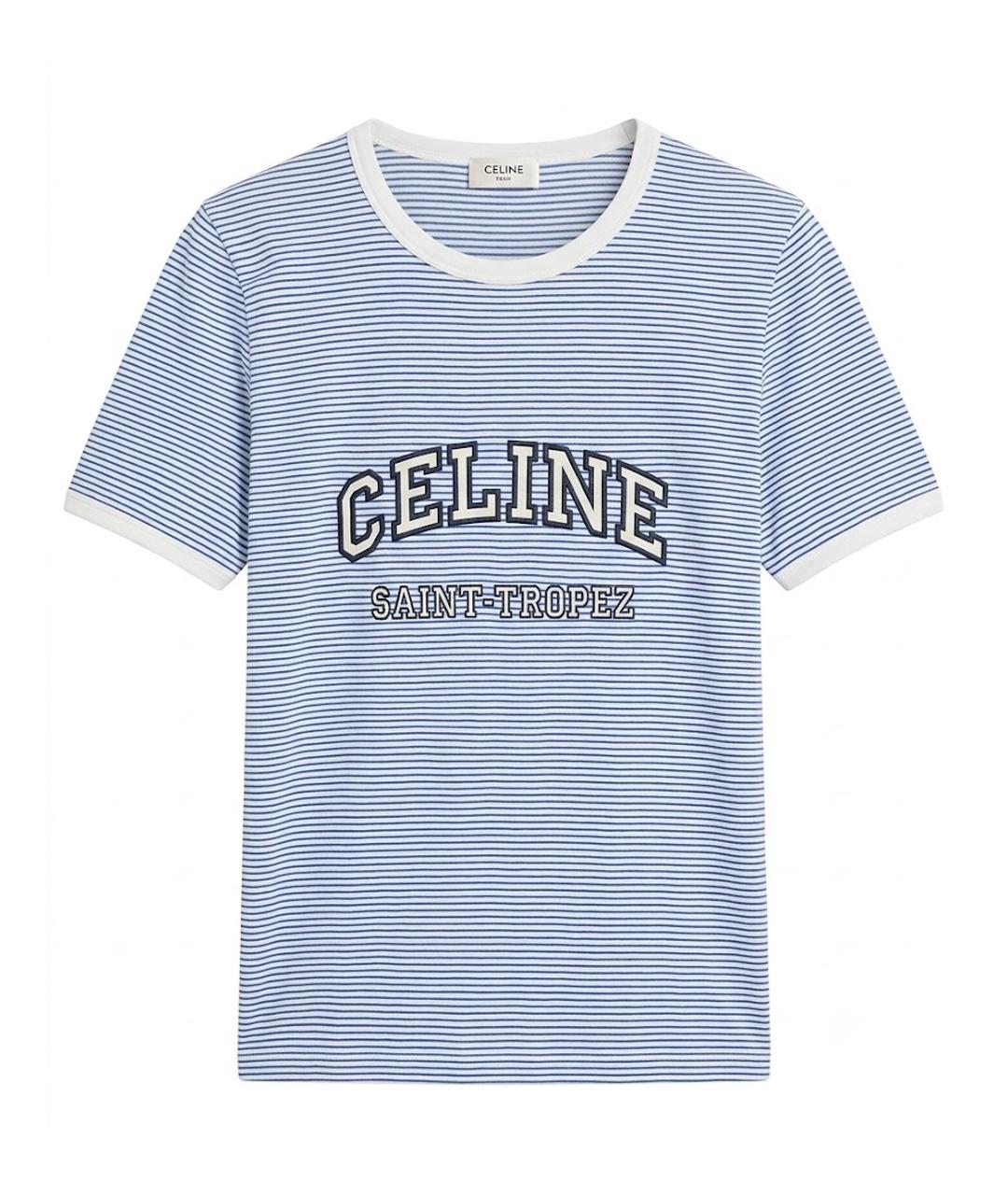 CELINE Хлопковая футболка, фото 1