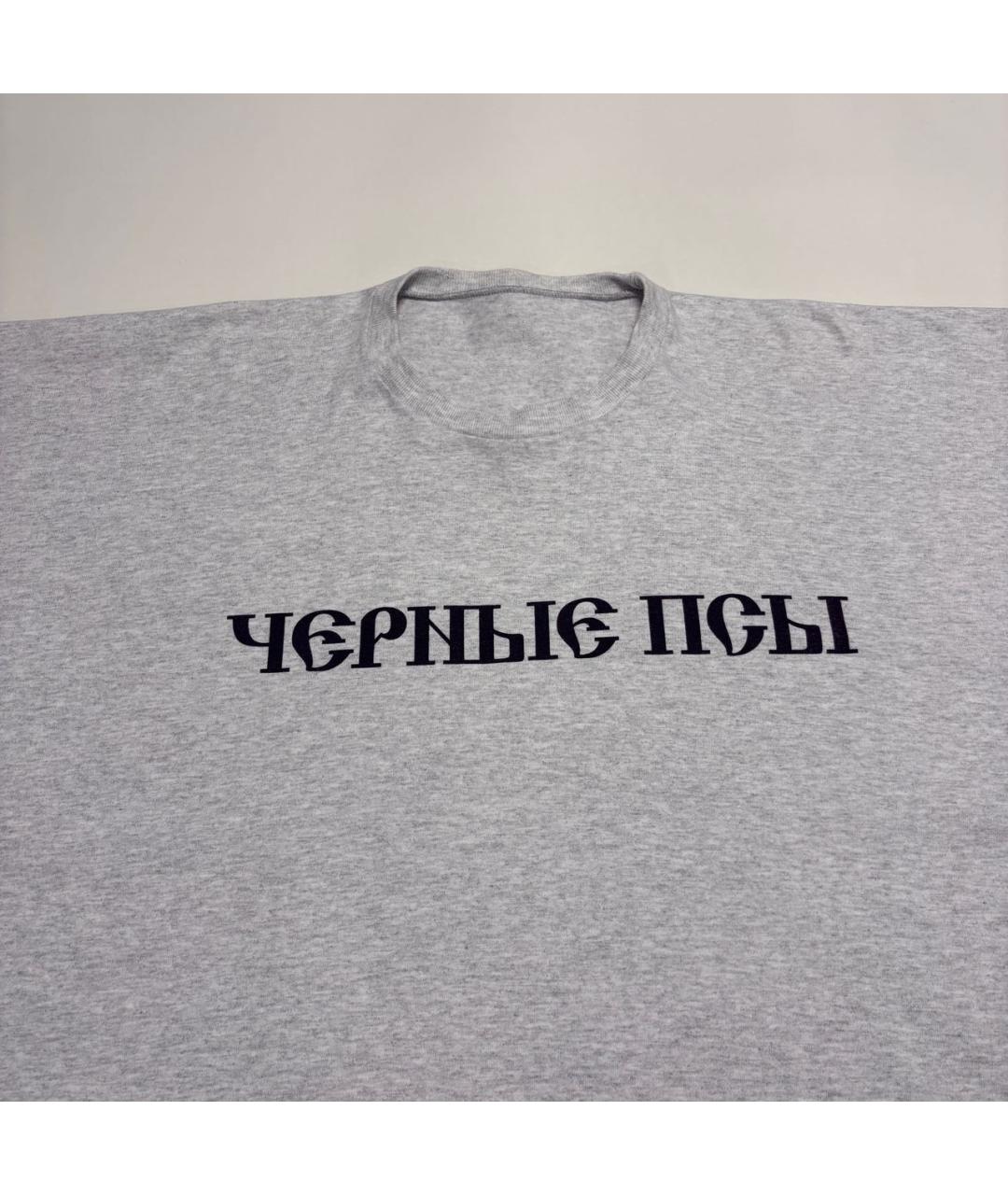 YEEZY Серая хлопковая футболка, фото 3