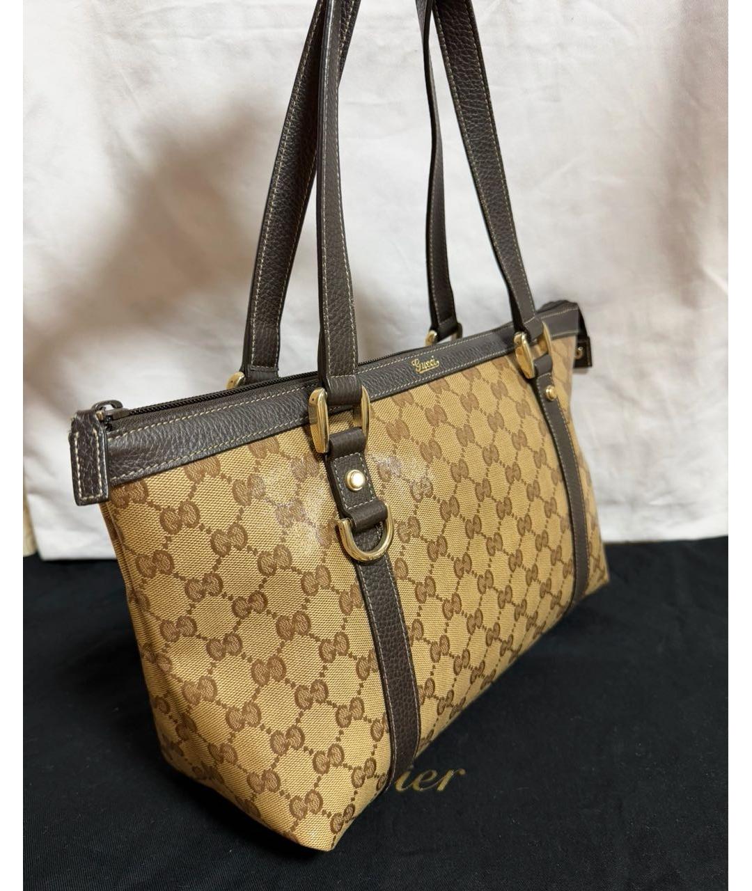 GUCCI Коричневая сумка с короткими ручками, фото 2
