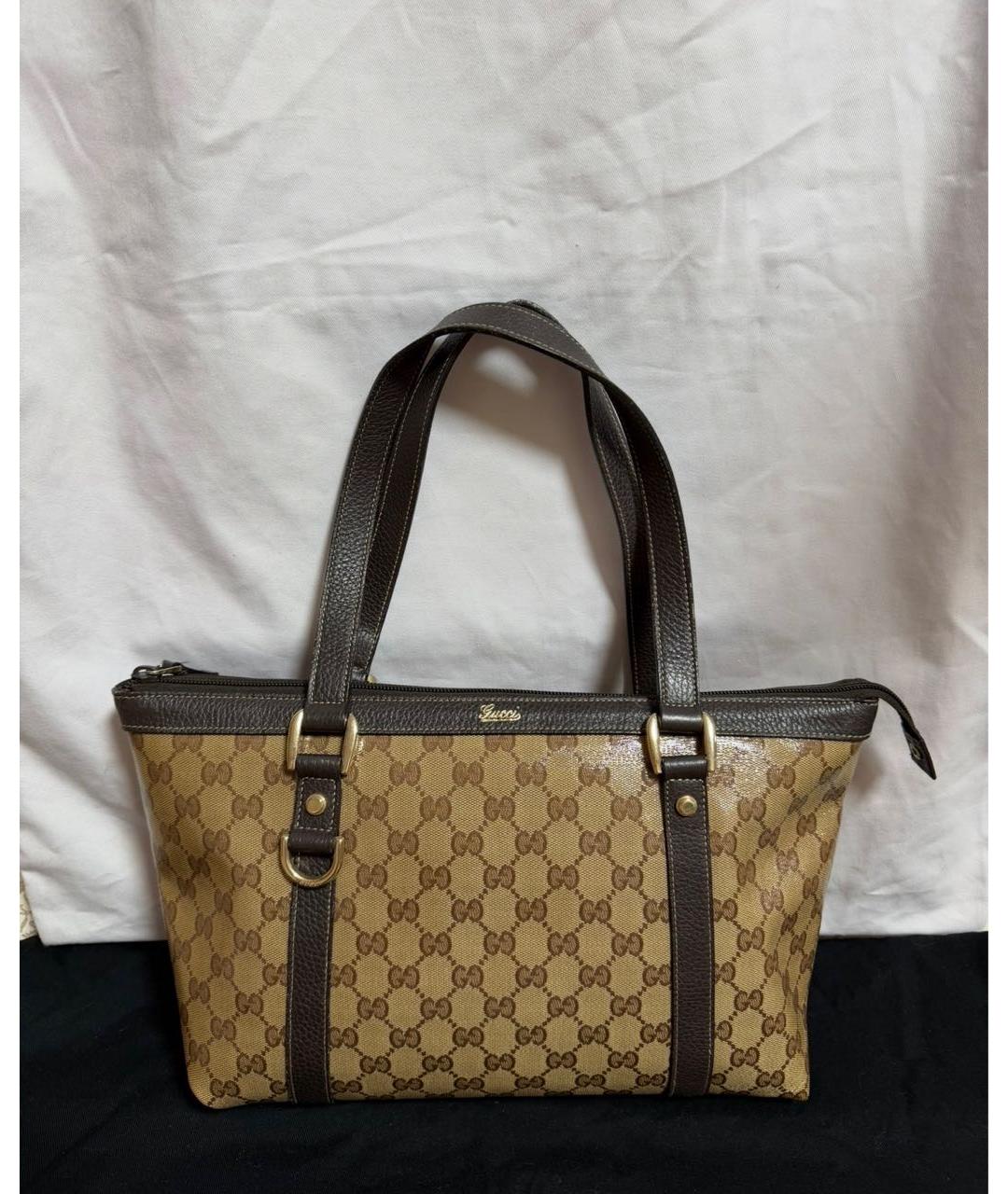 GUCCI Коричневая сумка с короткими ручками, фото 5