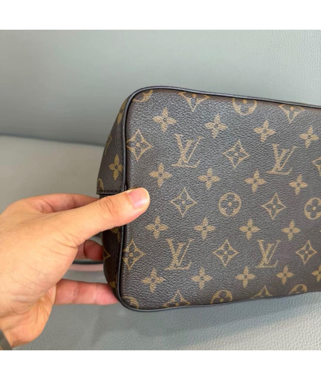 LOUIS VUITTON Розовая кожаная сумка через плечо, фото 6