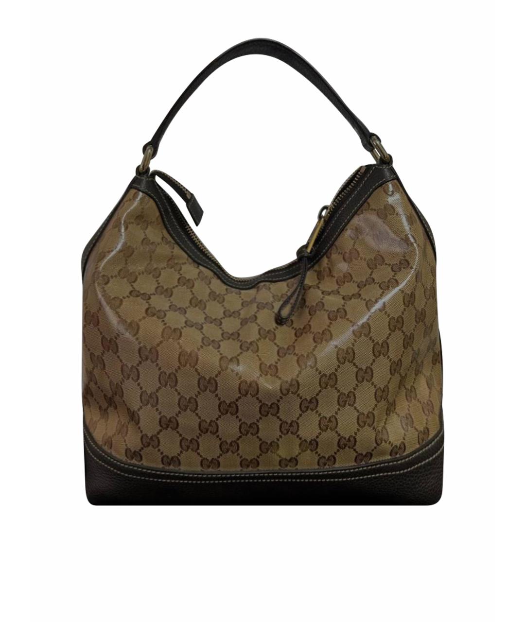 GUCCI Коричневая сумка с короткими ручками, фото 1
