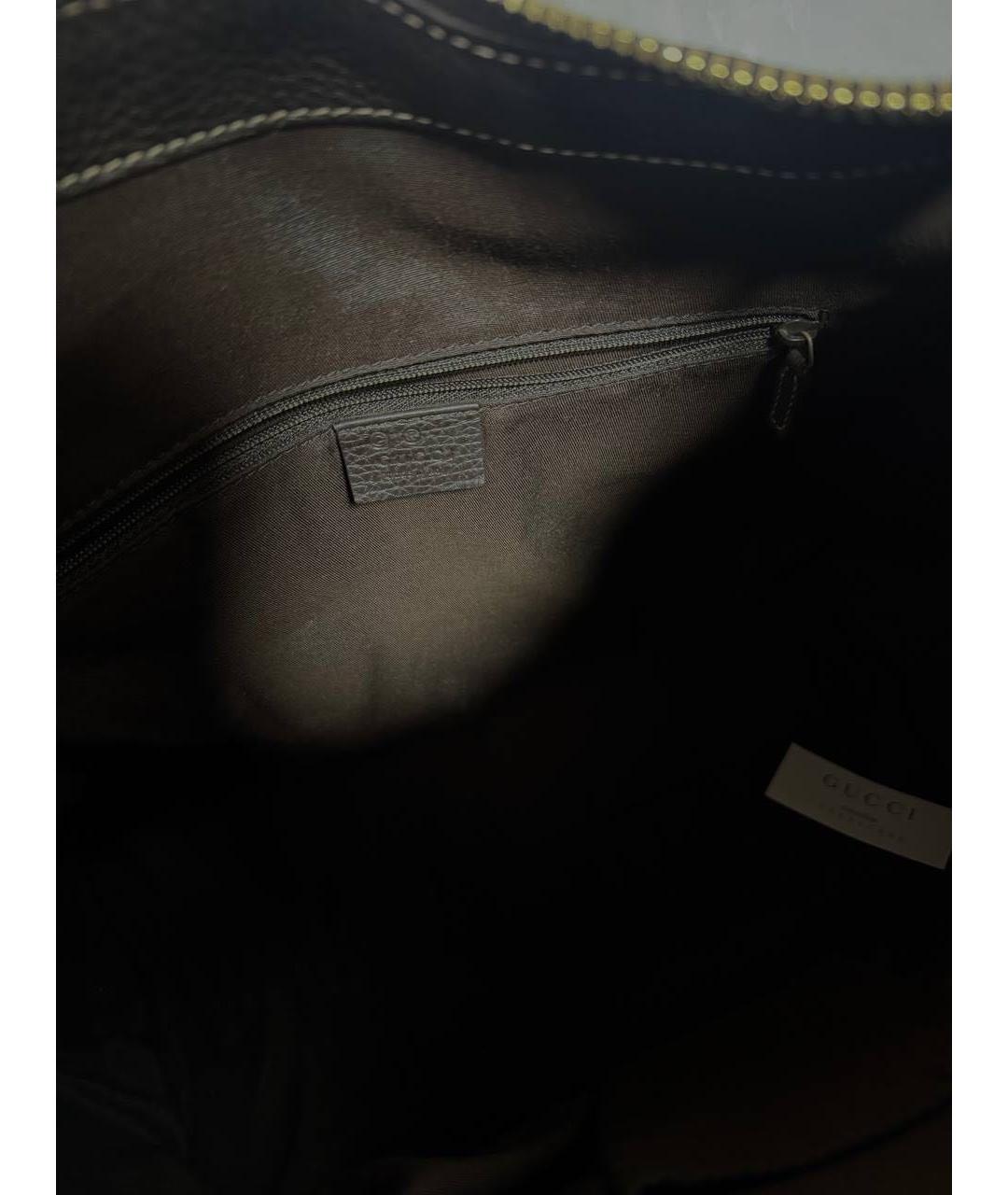 GUCCI Коричневая сумка с короткими ручками, фото 4