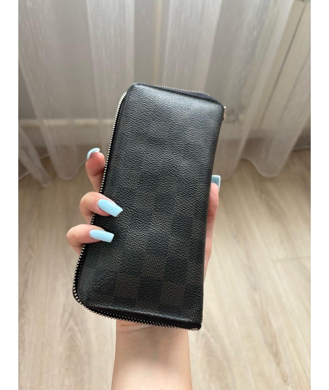 LOUIS VUITTON Черный кошелек, фото 4