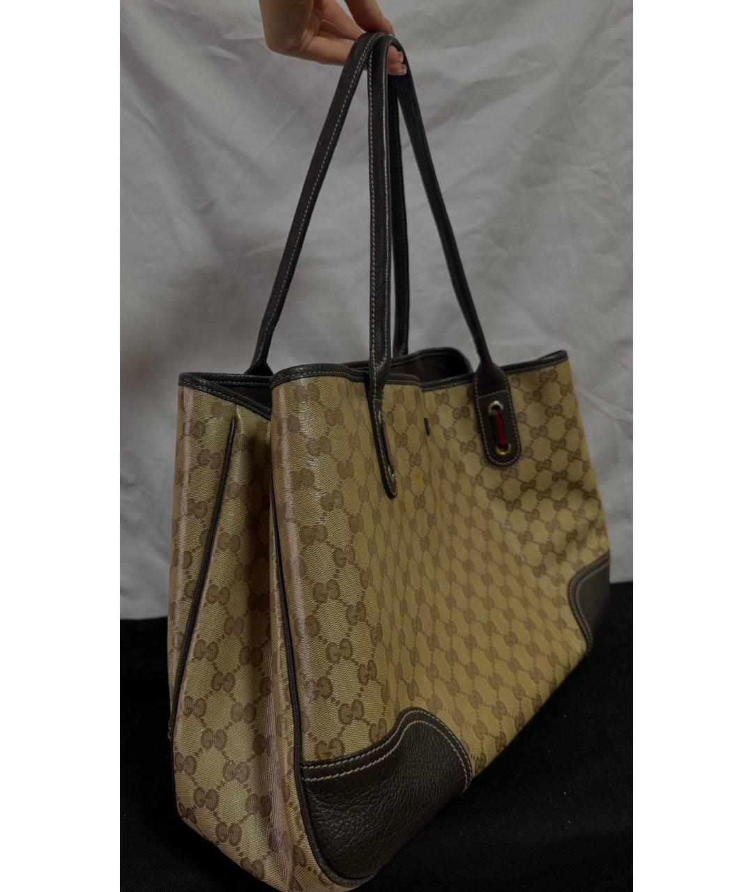 GUCCI Коричневая сумка тоут, фото 2