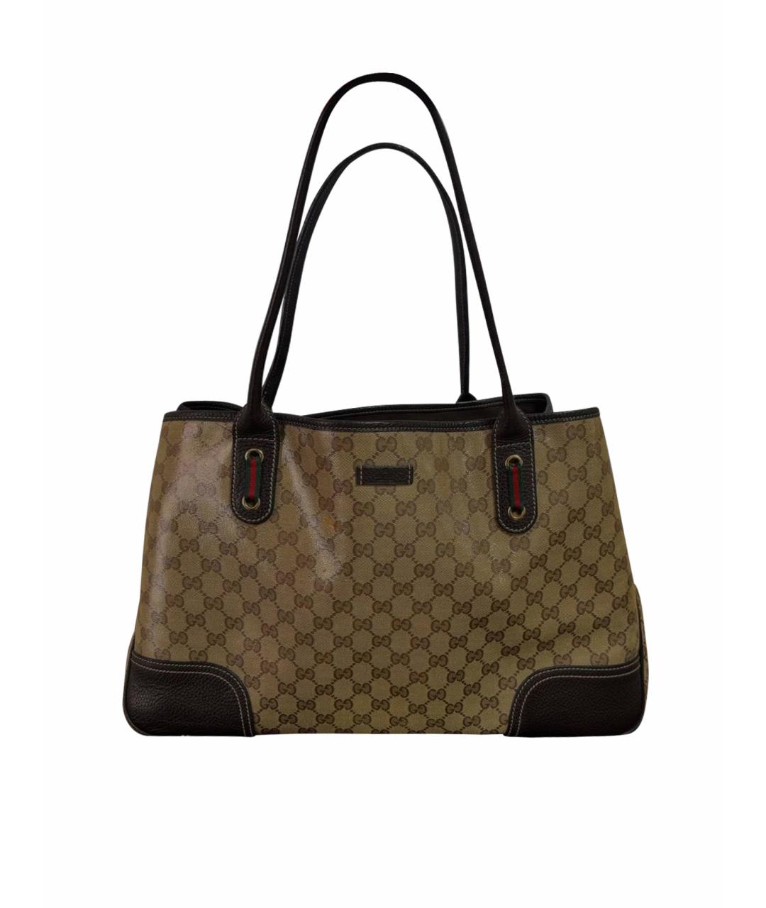 GUCCI Коричневая сумка тоут, фото 1