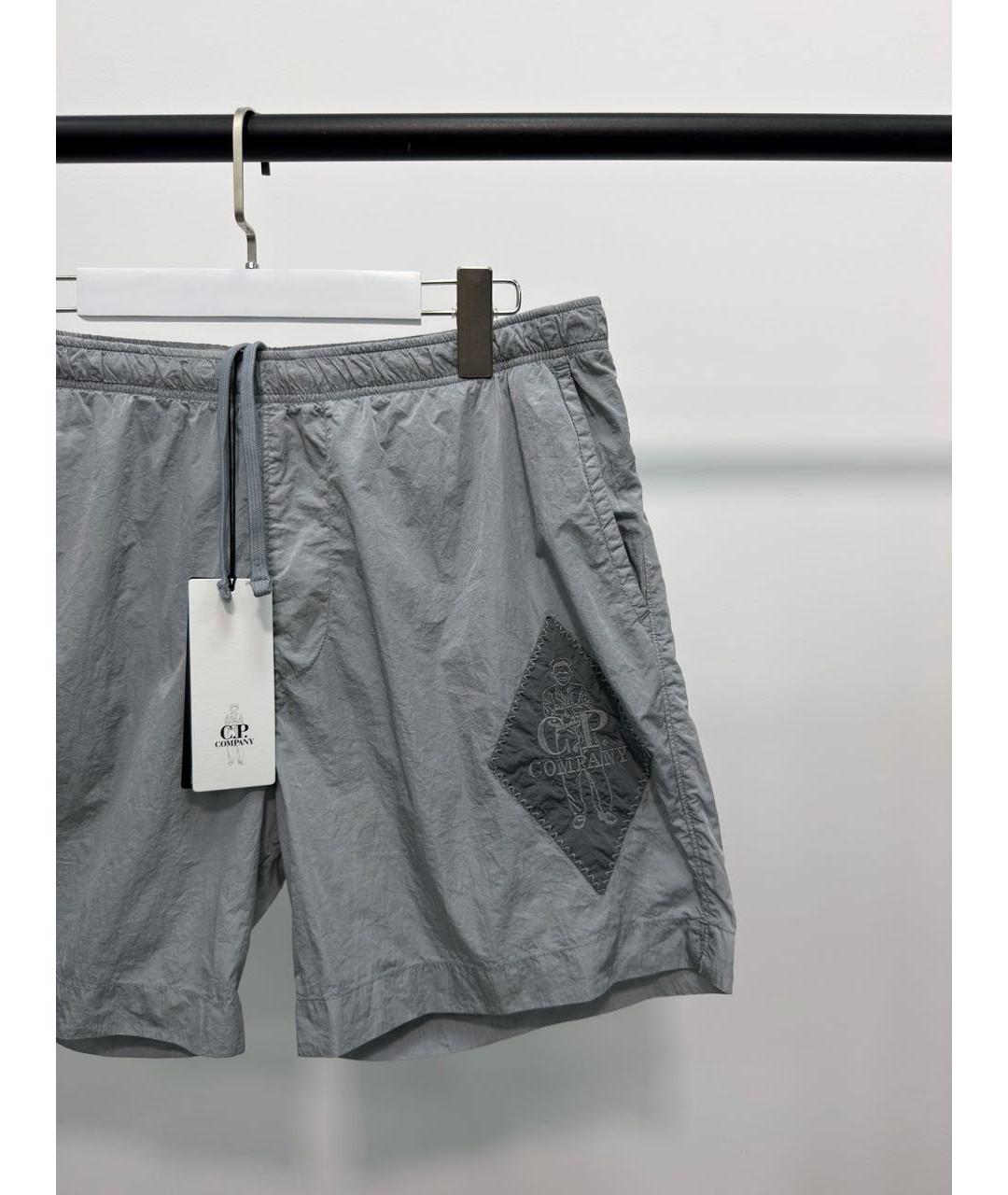 CP COMPANY Серые полиамидовые шорты, фото 2