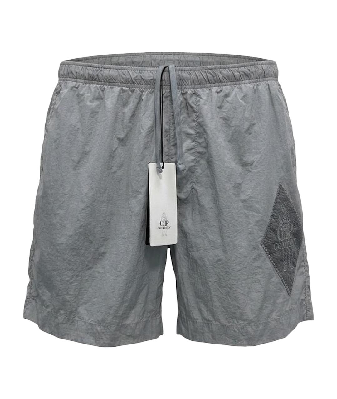 CP COMPANY Серые полиамидовые шорты, фото 1