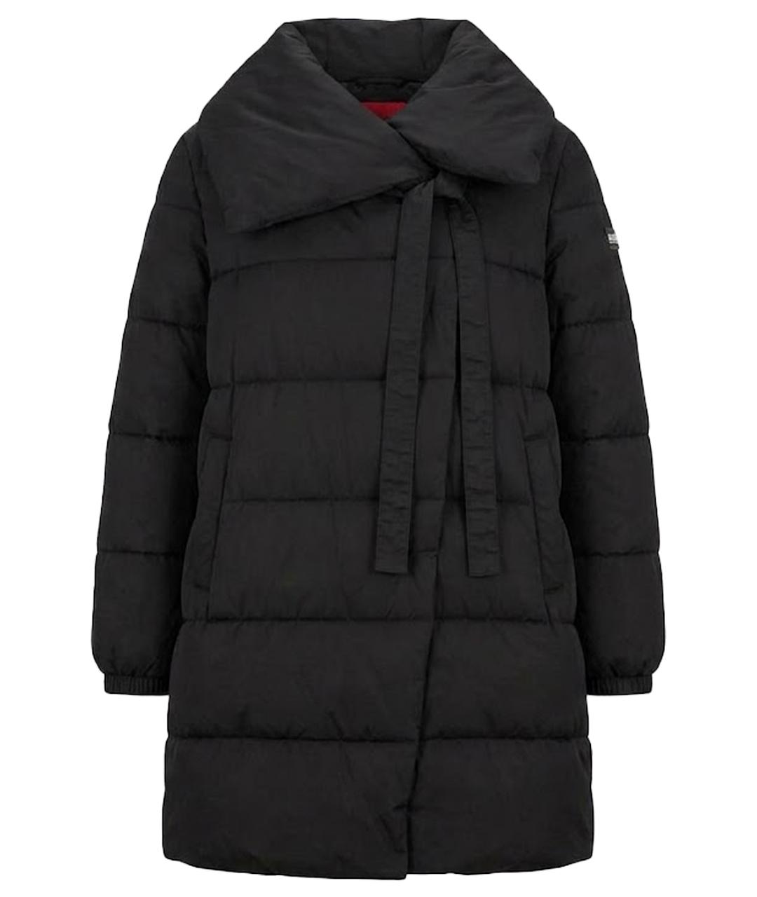 HUGO BOSS Черный полиэстеровый пуховик, фото 1