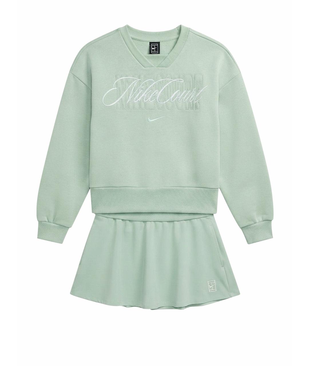 NIKE Зеленый полиэстеровый спортивные костюмы, фото 1