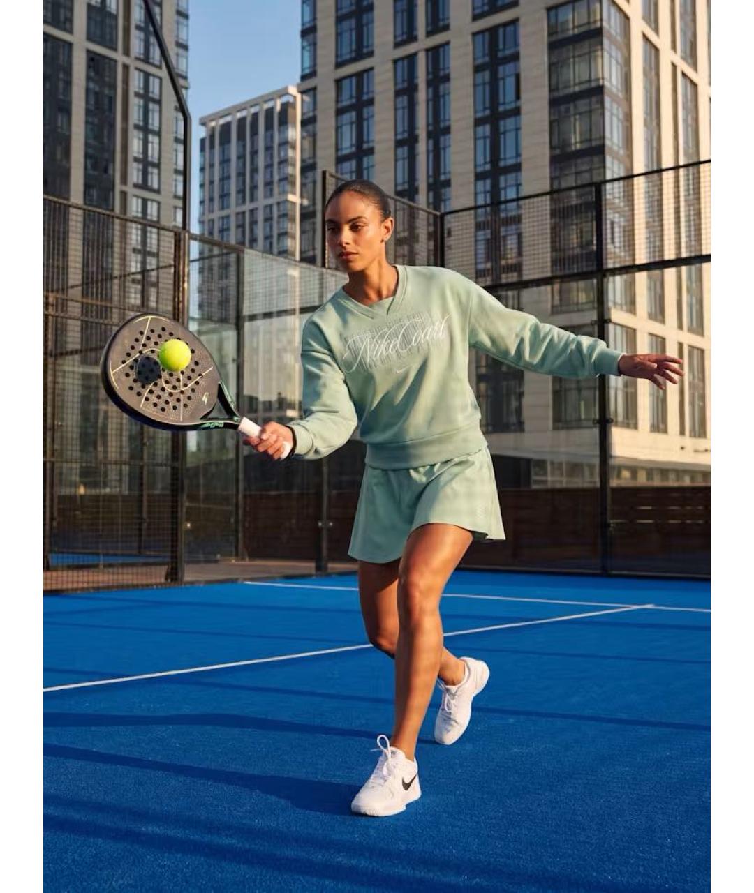 NIKE Зеленый полиэстеровый спортивные костюмы, фото 4