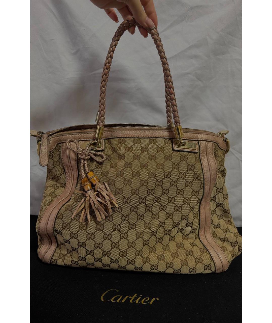GUCCI Розовая сумка с короткими ручками, фото 7
