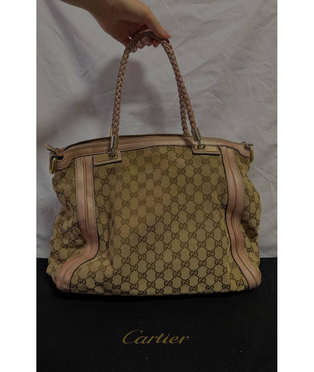 GUCCI Розовая сумка с короткими ручками, фото 3