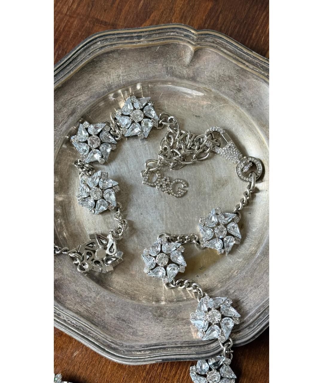 DOLCE&GABBANA Серебряный ремень, фото 3
