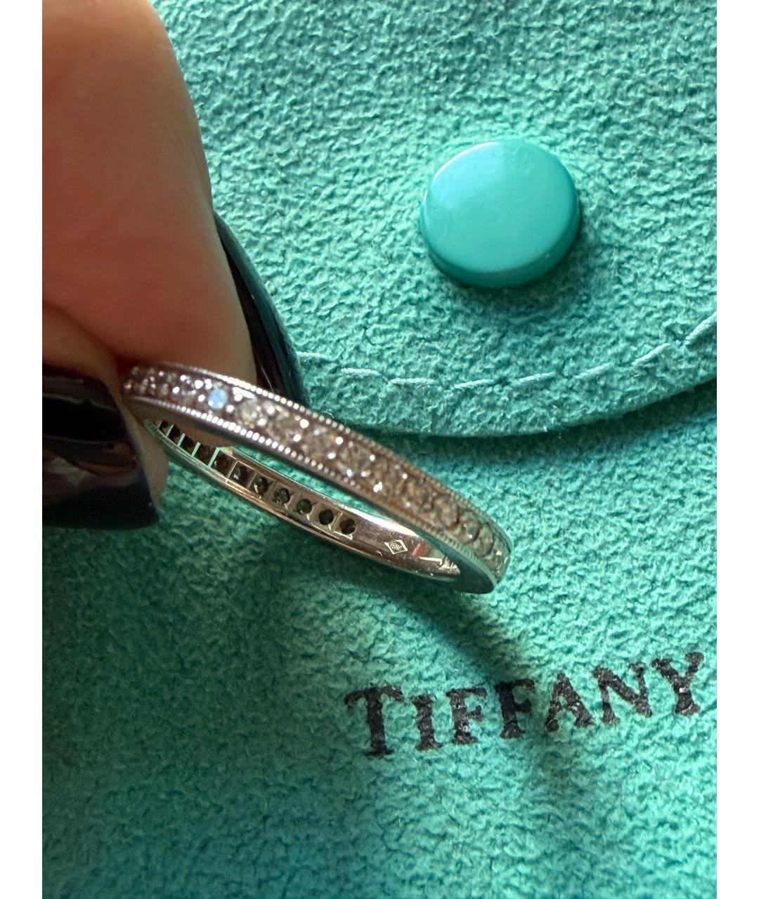 TIFFANY&CO Серебряное платиновое кольцо, фото 2