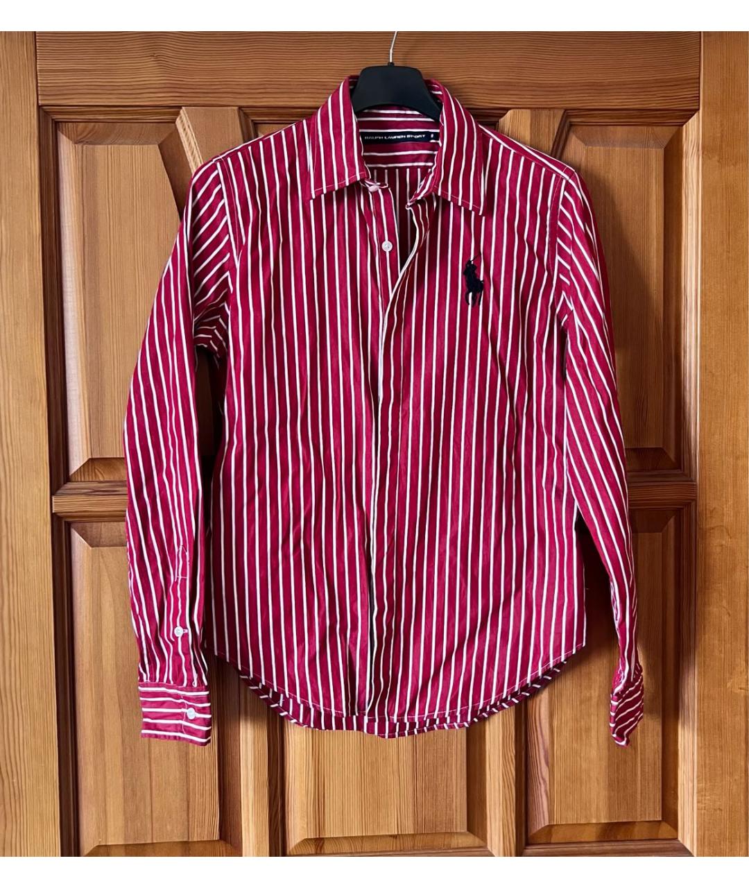 RALPH LAUREN Красная хлопковая рубашка, фото 4