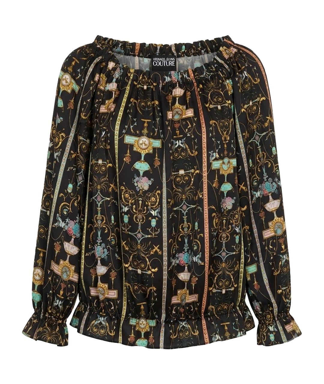 VERSACE JEANS COUTURE Черная блузы, фото 1
