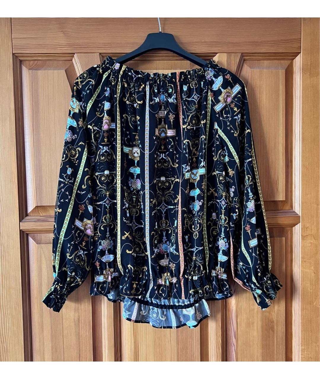 VERSACE JEANS COUTURE Черная блузы, фото 2