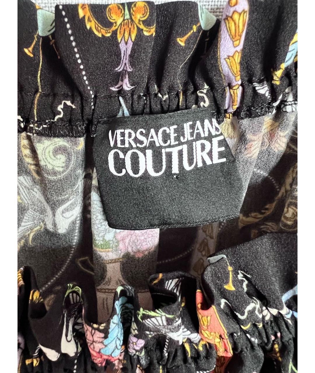 VERSACE JEANS COUTURE Черная блузы, фото 3