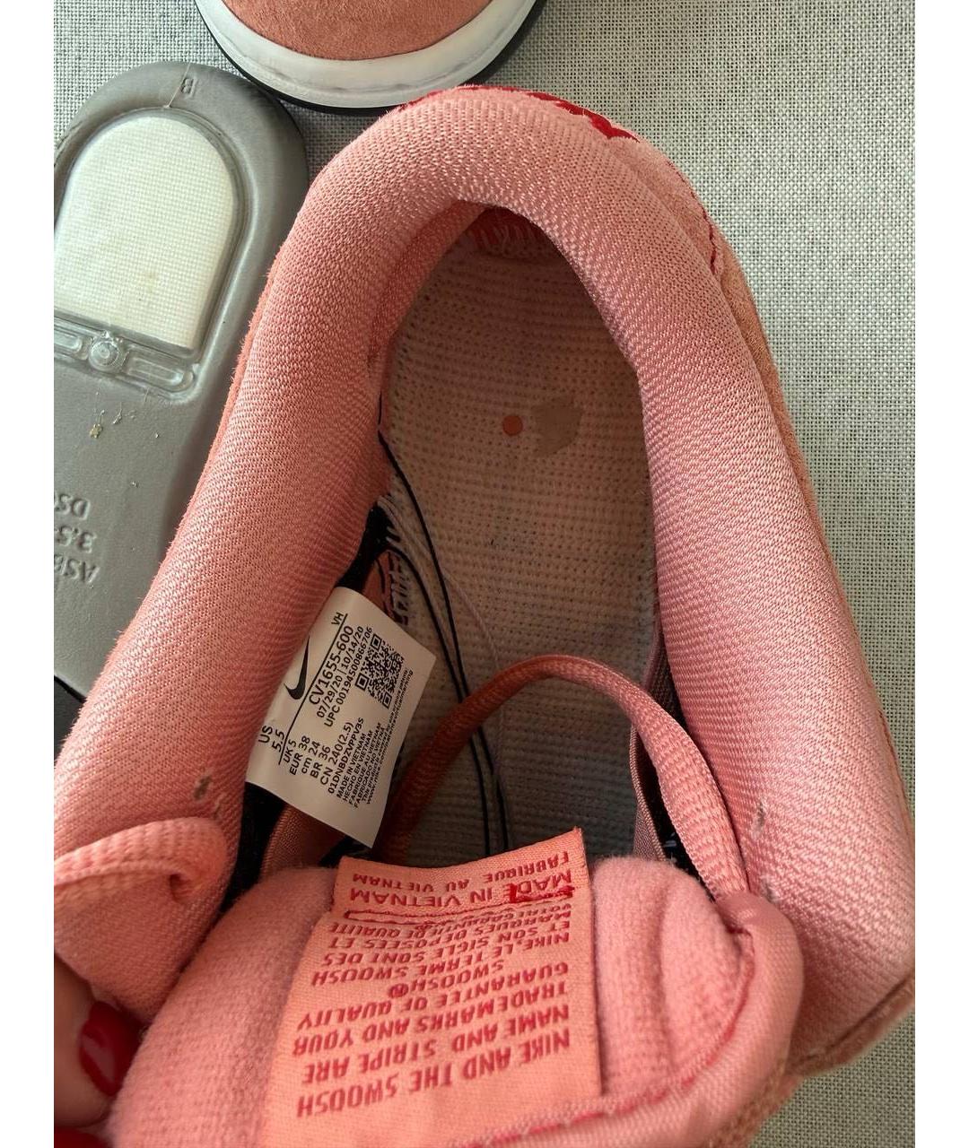 NIKE Розовые кеды, фото 4