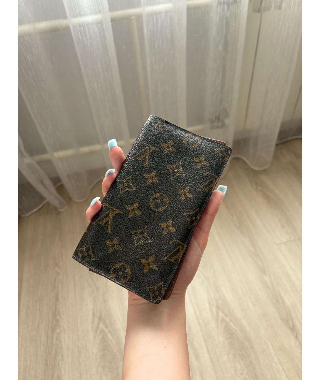 LOUIS VUITTON Коричневый кошелек, фото 2