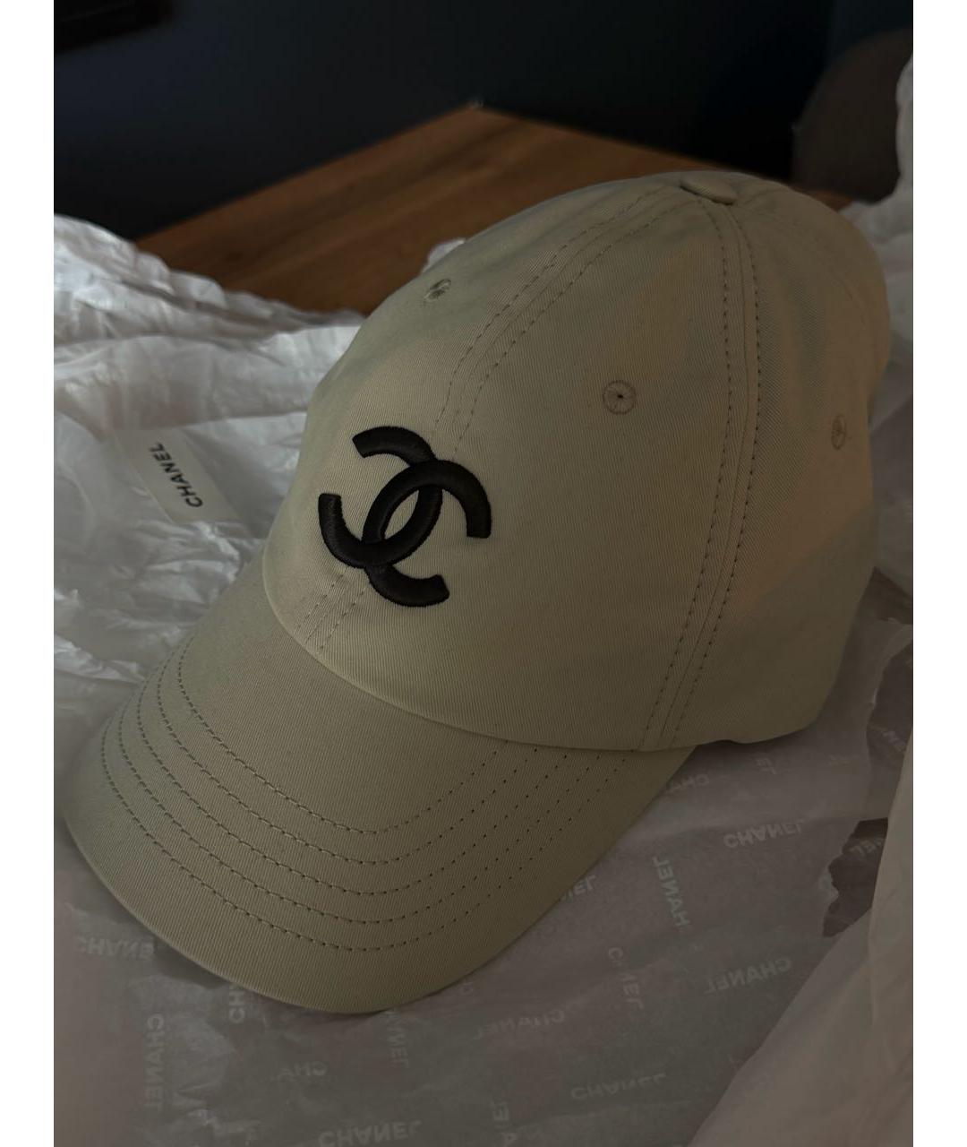 CHANEL Серая хлопковая кепка, фото 3