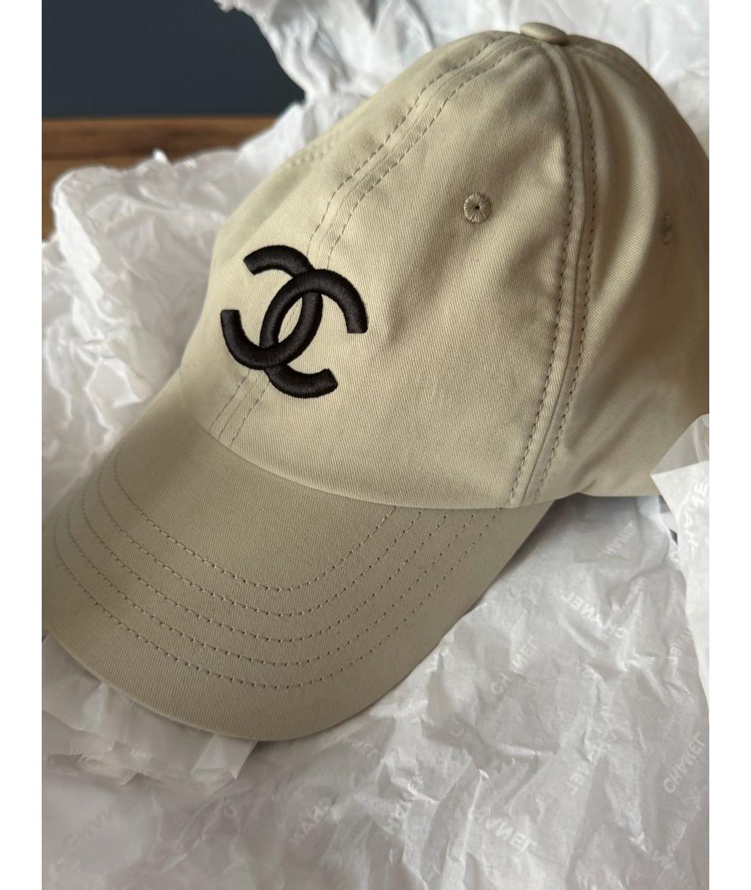 CHANEL Серая хлопковая кепка, фото 8