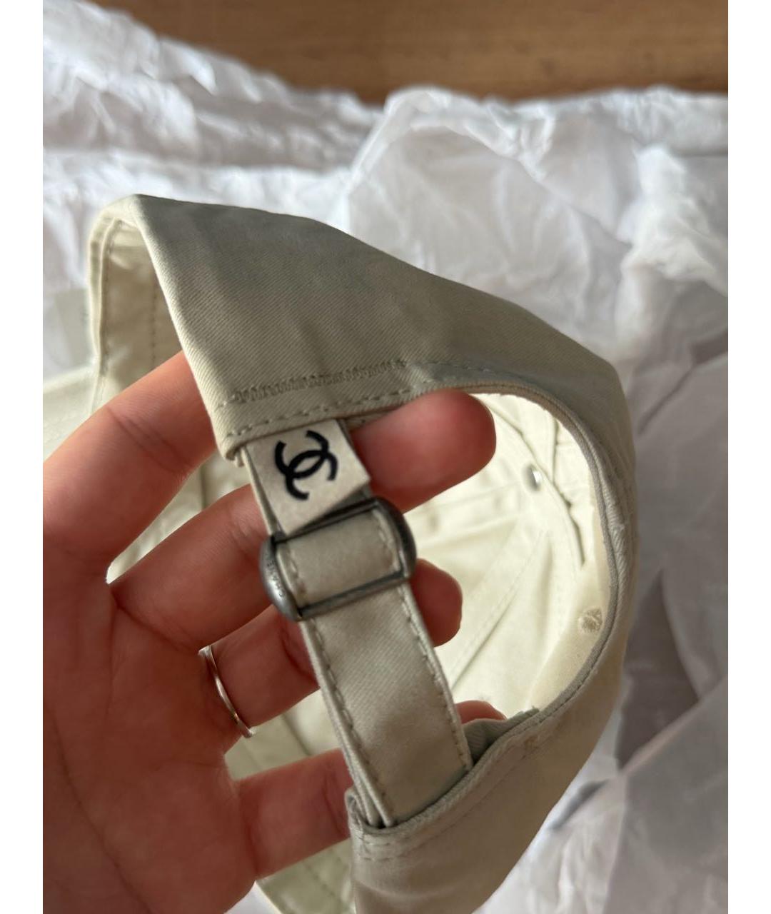 CHANEL Серая хлопковая кепка, фото 5