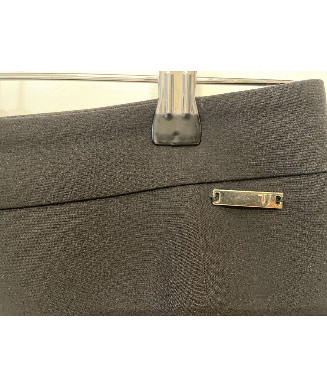 TRUSSARDI JEANS Черная вискозная юбка миди, фото 4