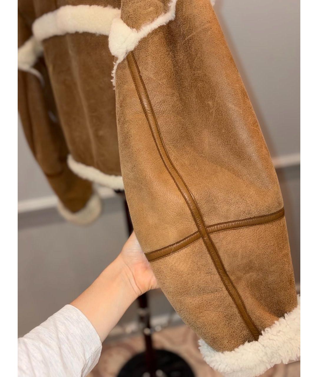 JACQUEMUS Коричневая замшевая дубленка, фото 5