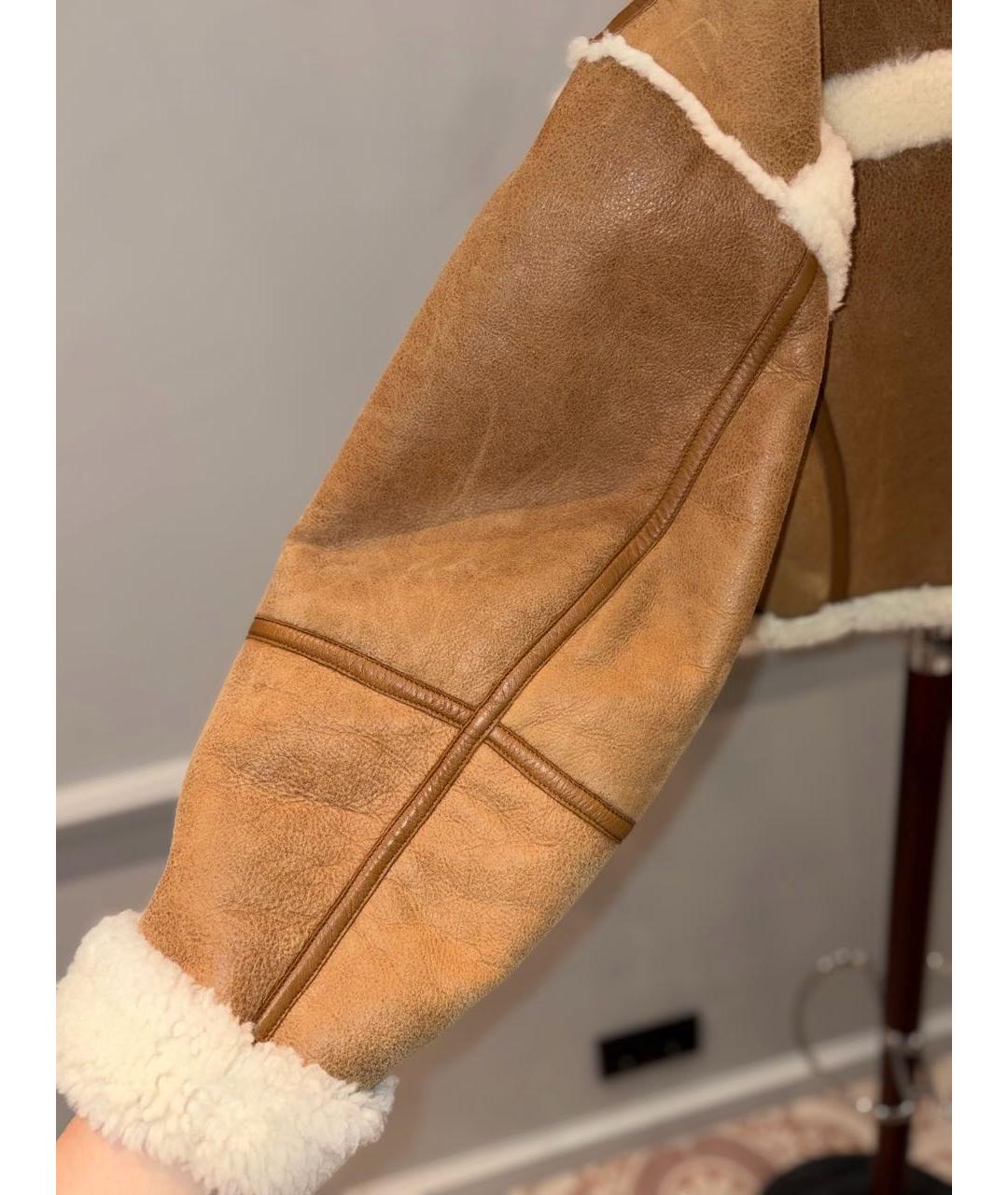 JACQUEMUS Коричневая замшевая дубленка, фото 6