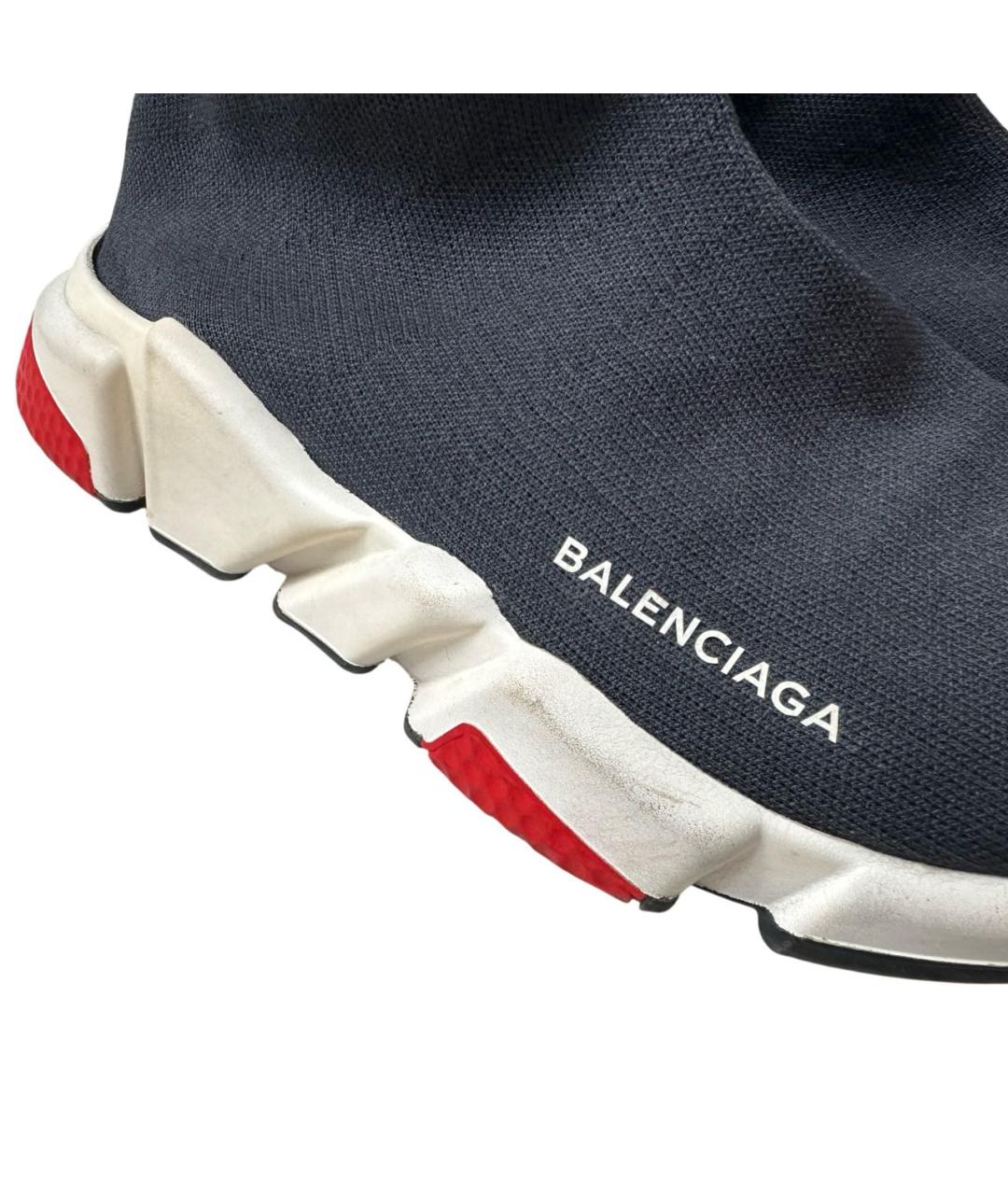 BALENCIAGA Черные синтетические слипоны, фото 7