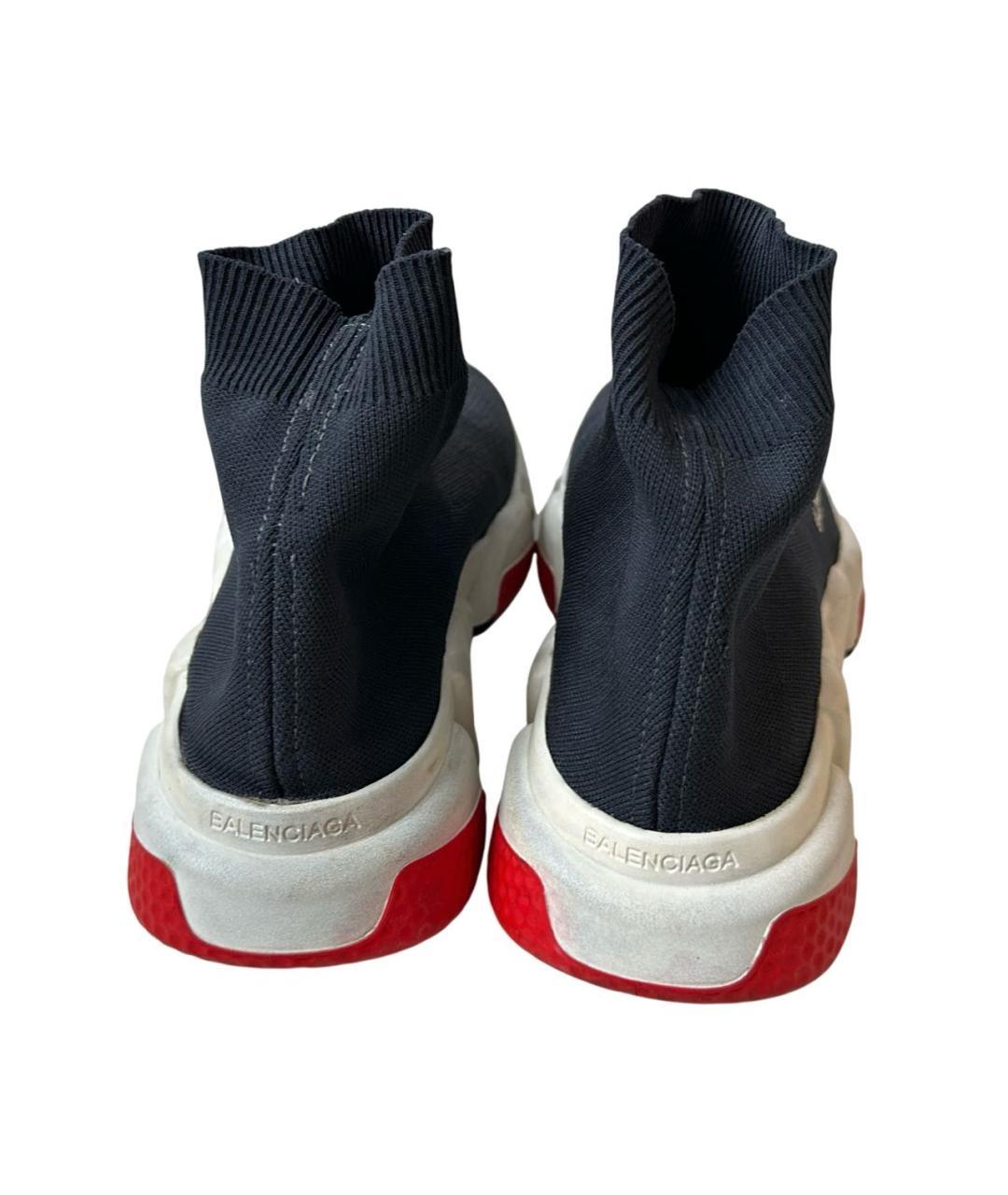 BALENCIAGA Черные синтетические слипоны, фото 8
