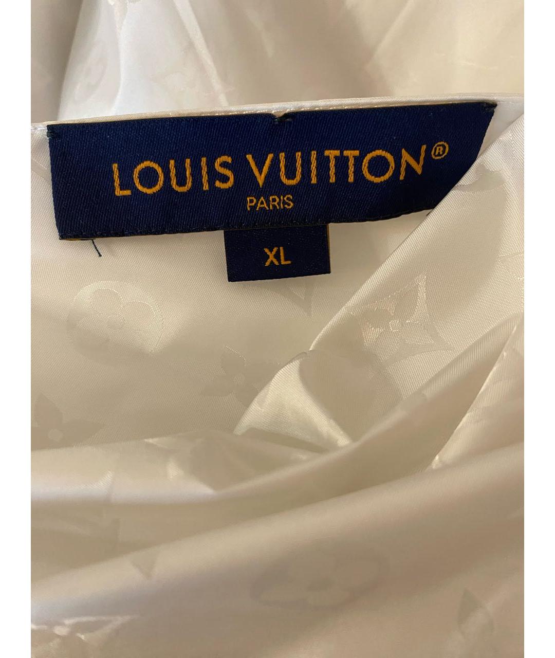 LOUIS VUITTON Белая нейлоновая куртка, фото 6