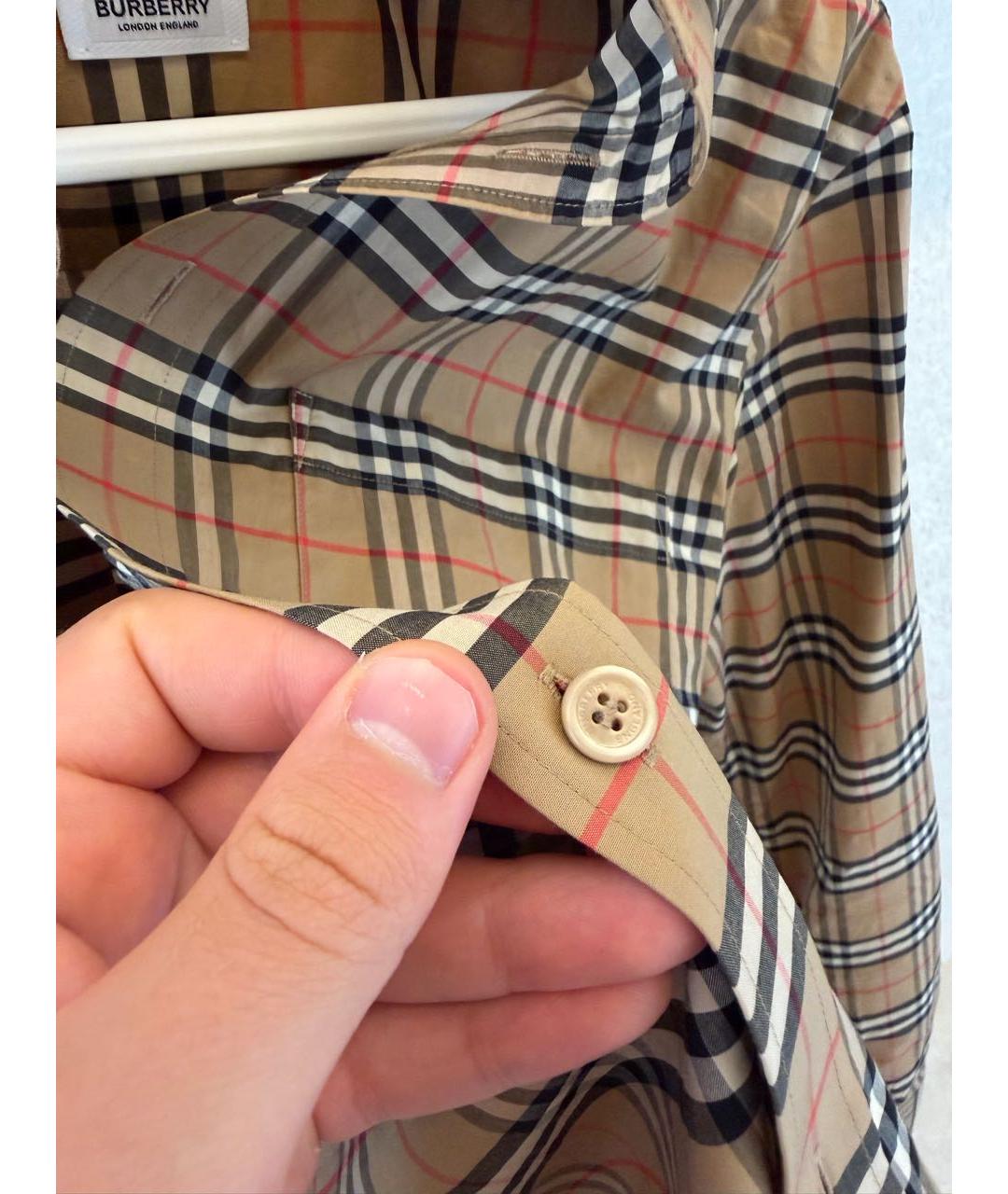BURBERRY Мульти классическая рубашка, фото 4