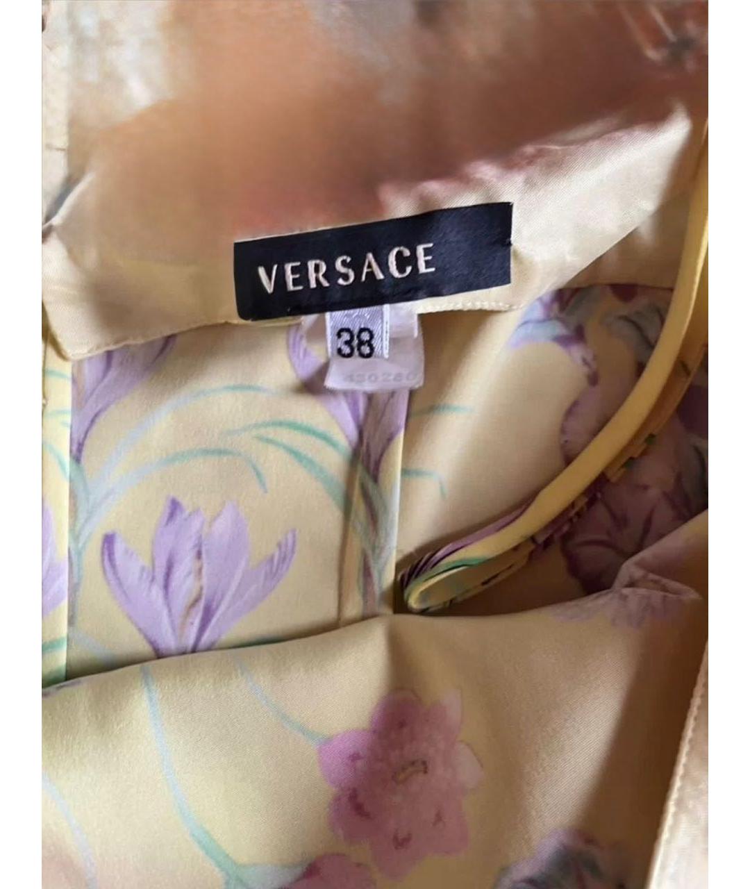 VERSACE Мульти коктейльное платье, фото 3