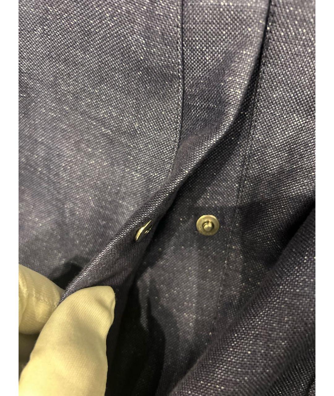 LORO PIANA Синяя льняная куртка, фото 4