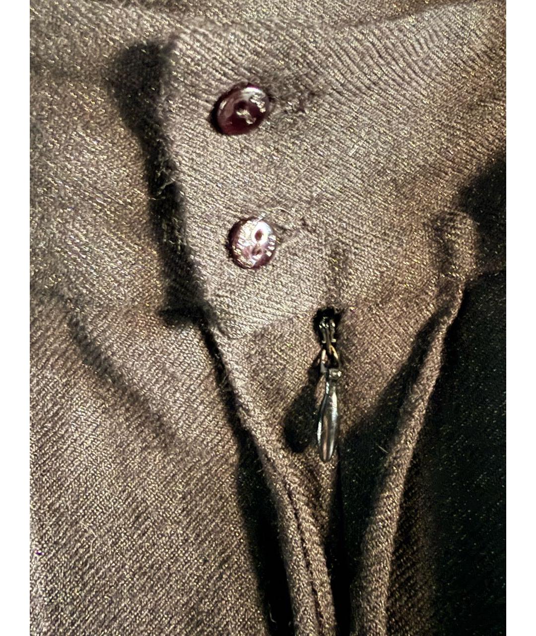 JOHN GALLIANO Черная шерстяная юбка миди, фото 3