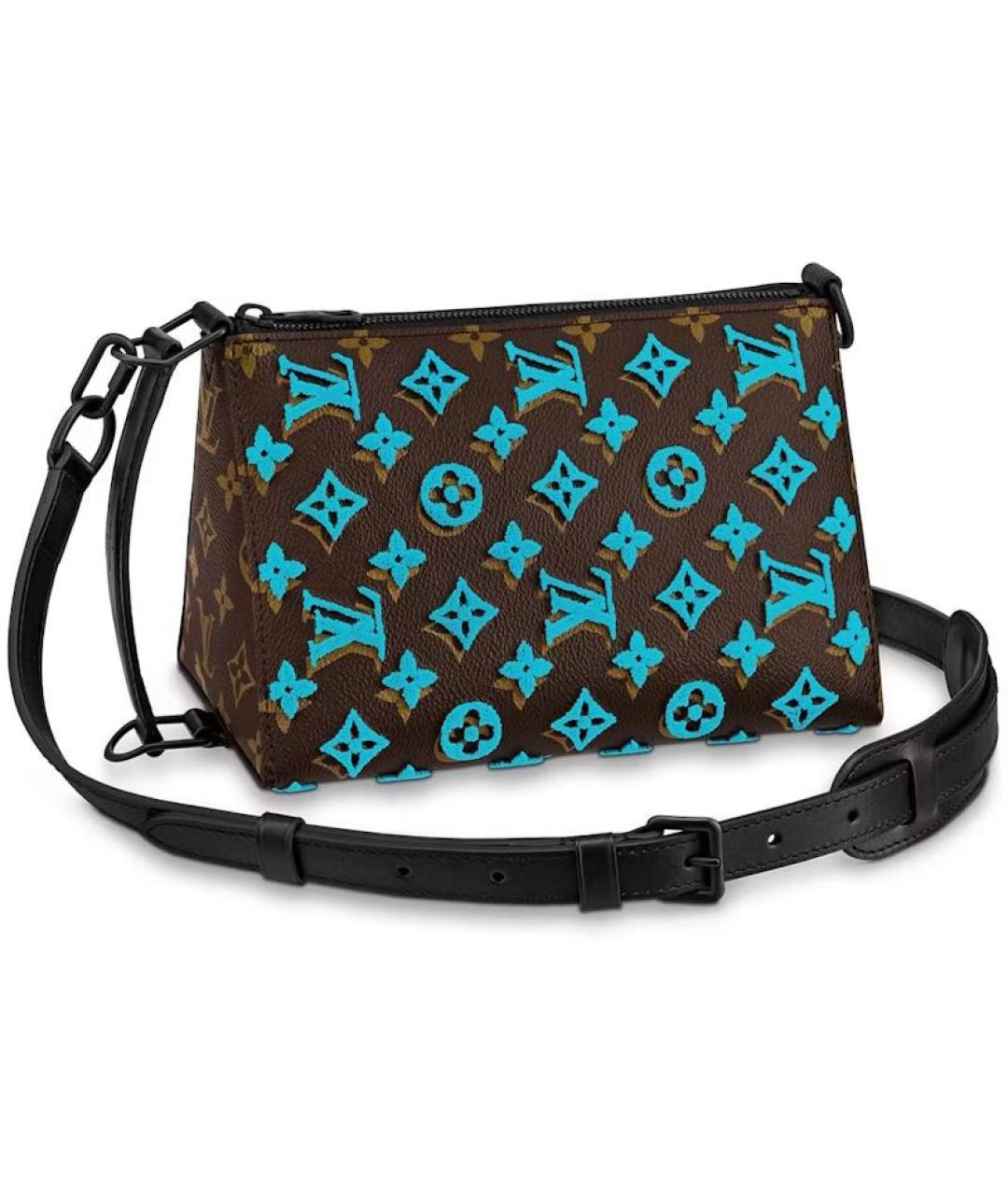 LOUIS VUITTON Коричневая канва сумка на плечо, фото 1