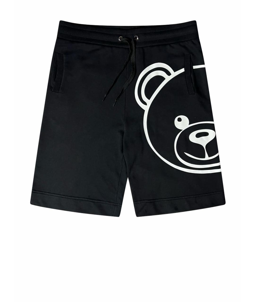 MOSCHINO UNDERWEAR Черные хлопковые шорты, фото 1