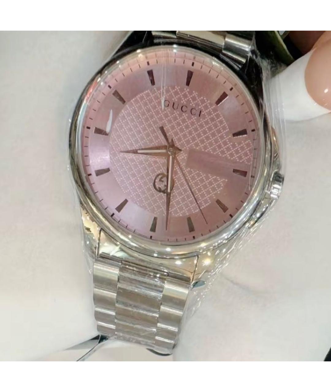 GUCCI Розовые часы, фото 3