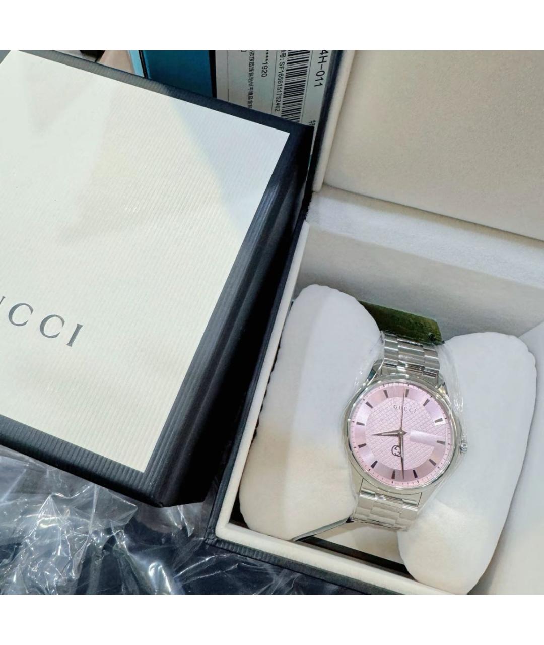 GUCCI Розовые часы, фото 2
