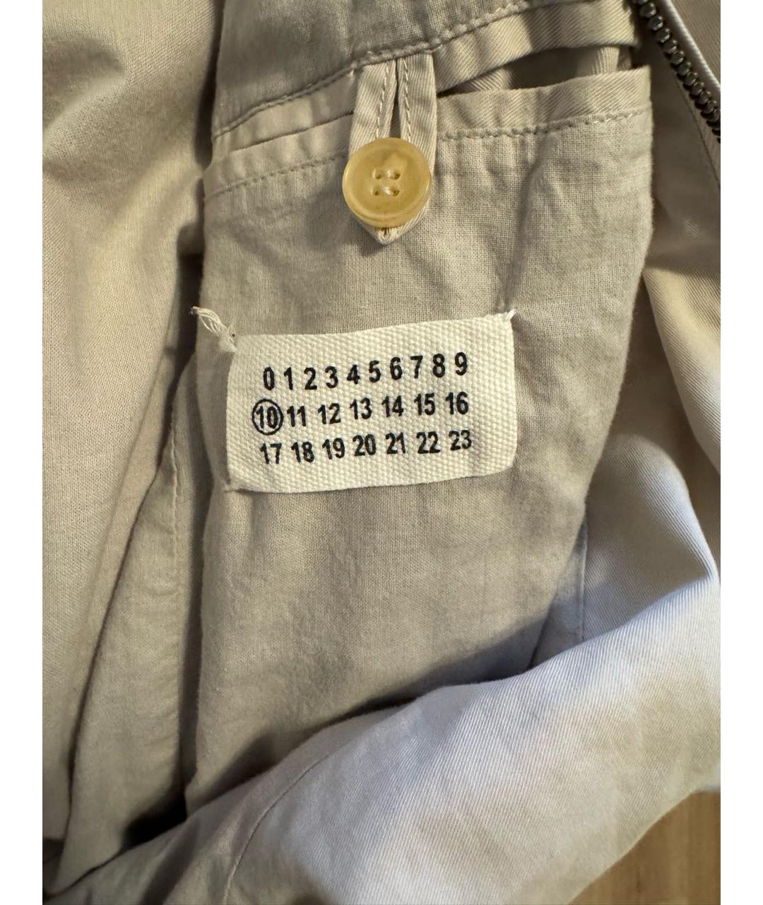 MAISON MARGIELA Бежевая хлопковая куртка, фото 3